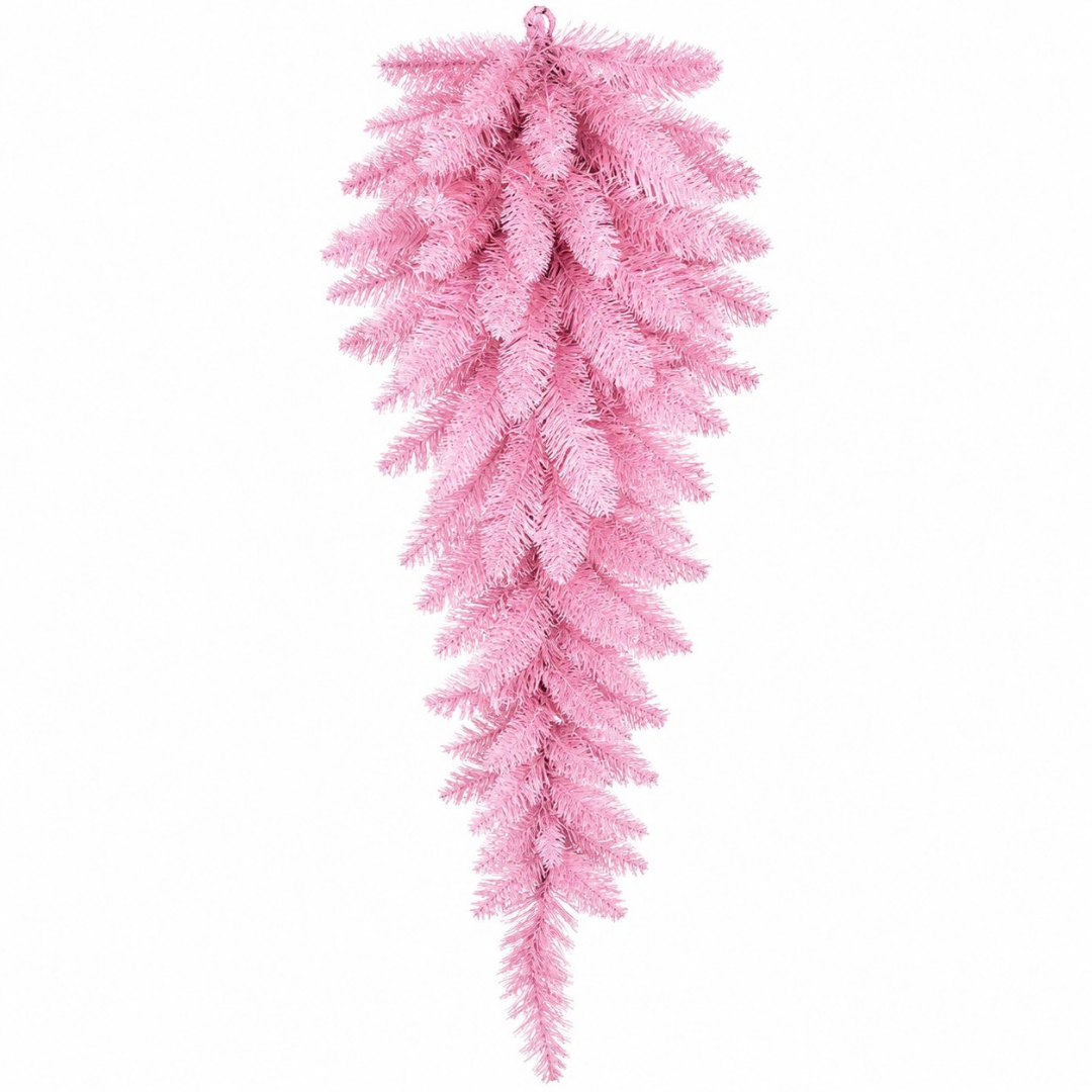 36" Vickerman Pink Swag