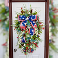 38" Patriotic Door Swag