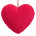 9 Inch Pink Velvet Heart
