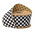 2.5" LaRibbon Checkered Velvet Fused Ribbon