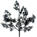 29" Black Glitter Cypress Spray