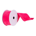 2.5" x 10 Yards Pink Suede Ribbon
