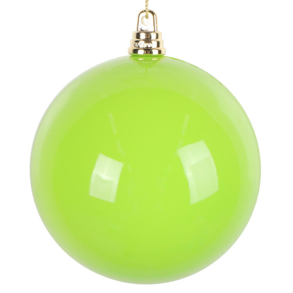 6” Lime Enamel Ball