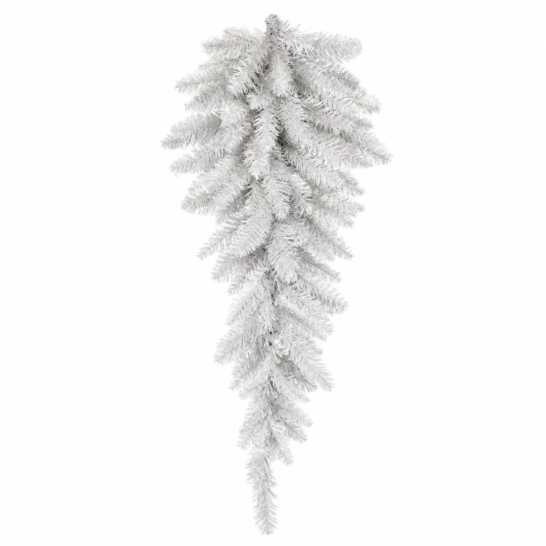 36" Vickerman White Swag